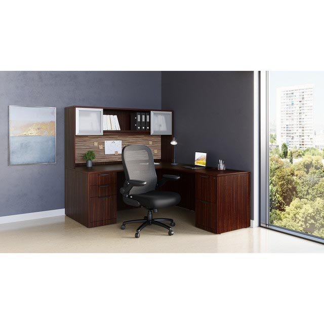 OfficeSource _ Ryde _ Big & Tall High Back Mesh Task Chair with Flip Arm